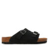 Чехли Birkenstock Zürich 1025060 Черен цвят на ниска цена