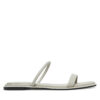 Чехли Calvin Klein Flat Sandal Squared 2-Bar Lth HW0HW02532 Бежов цвят на ниска цена