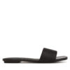 Чехли Calvin Klein Flat Slide Jacq HW0HW02389 Черен цвят на ниска цена