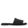 Чехли Calvin Klein Flat Slide Latt HW0HW02143 Черен цвят на ниска цена