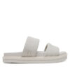 Чехли Calvin Klein Jeans Flat Molded Dbl Bar Sandal Cv YM0YM01222 Сив цвят на ниска цена