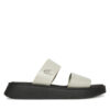 Чехли Calvin Klein Jeans Sandal Slide Double Strap YW0YW01694 Бял цвят на ниска цена
