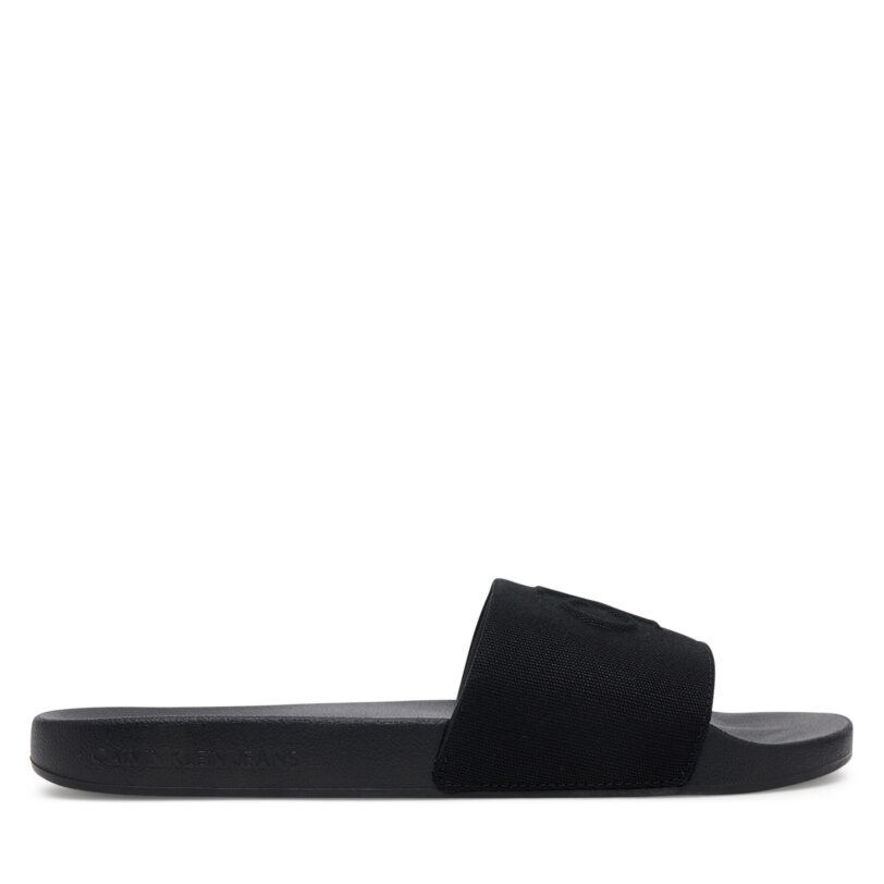 Чехли Calvin Klein Jeans Slide Hf Mono Cv YM0YM01282 Черен цвят на ниска цена