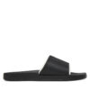 Чехли Calvin Klein Jeans Slide Rubber Neoprene Text YM0YM01234 Черен цвят на ниска цена