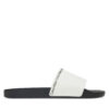 Чехли Calvin Klein Pool Slide Rubber HM0HM00981 Бял цвят на ниска цена