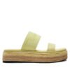 Чехли Calvin Klein Wedge Slide He HW0HW01966 Жълт цвят на ниска цена