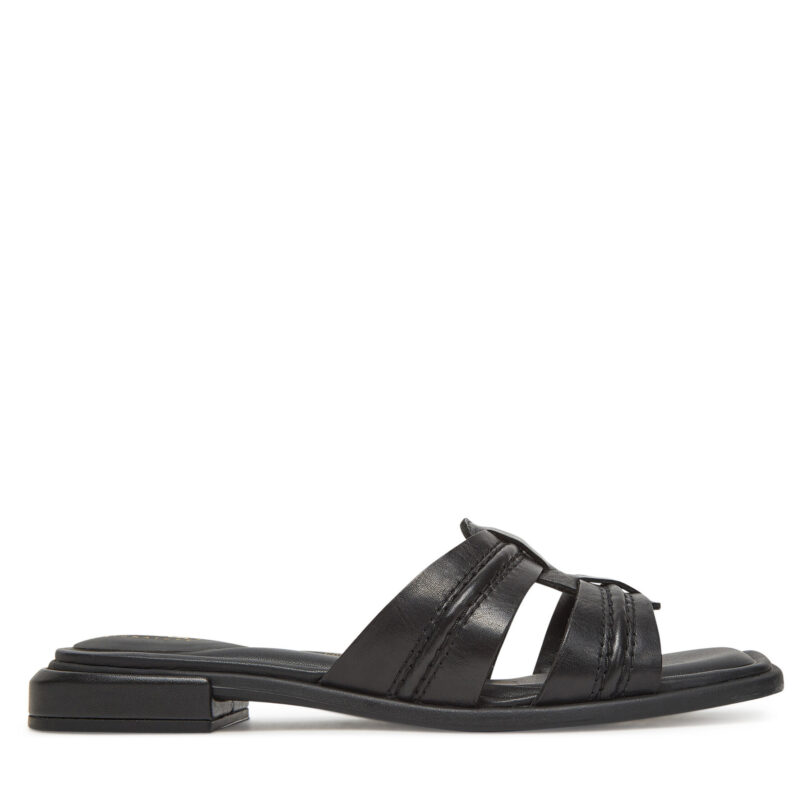 Чехли Clarks Ariany Mule 26181234 Черен цвят на ниска цена