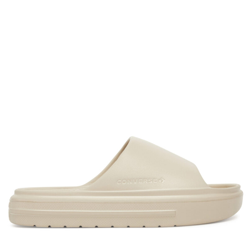 Чехли Converse Essential Slide A12175C Екрю цвят на ниска цена