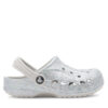 Чехли Crocs BAYA GLITTER CLOG K 207015-040 Сребрист цвят на ниска цена