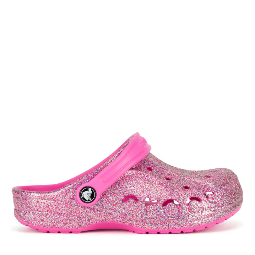 Чехли Crocs BAYA GLITTER CLOG T 207014-7AA Розов цвят на ниска цена