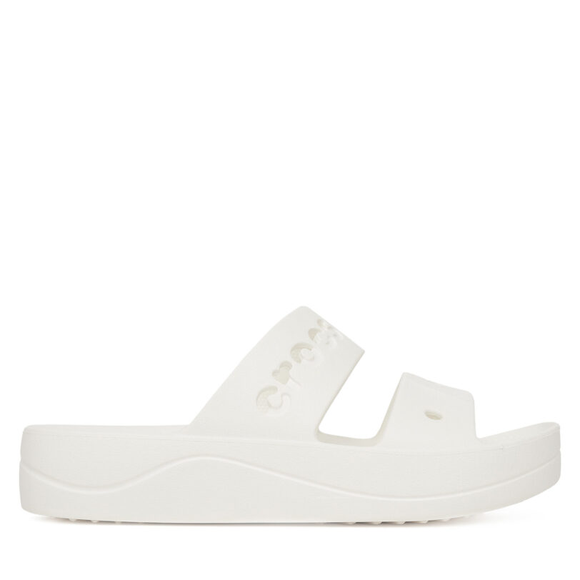 Чехли Crocs BAYA PLATFORM SANDAL 208188-100 Бял цвят на ниска цена