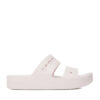 Чехли Crocs BAYA PLATFORM SANDAL 208188-6PI Розов цвят на ниска цена