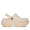 Чехли Crocs BELLA CLOG 210062-11S Бежов цвят на ниска цена