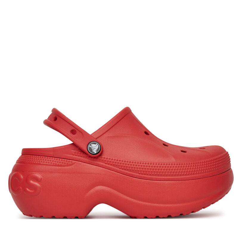 Чехли Crocs BELLA CLOG 210062-8C1 Червен цвят на ниска цена