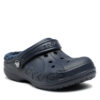 Чехли Crocs Baya Lined Clog K 207500-463 Тъмносин цвят на ниска цена