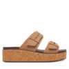 Чехли Crocs Brooklyn Cork Buckle 211252 Бежов цвят на ниска цена