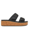 Чехли Crocs Brooklyn Cork Buckle 211252 Черен цвят на ниска цена