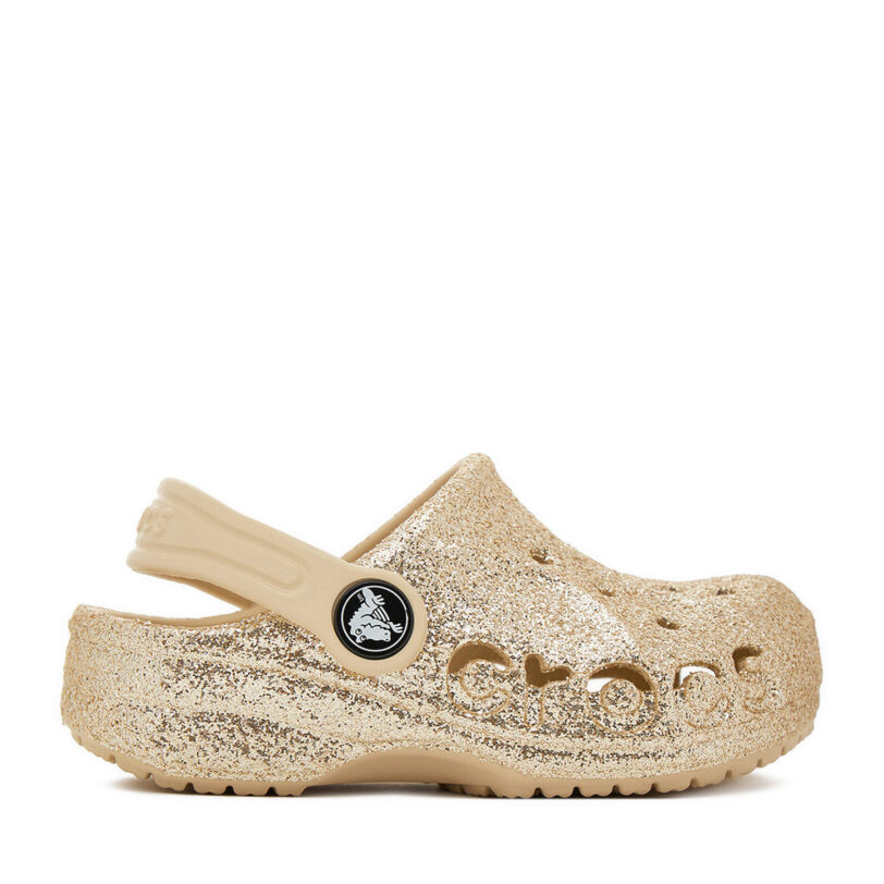 Чехли Crocs C-BAYA CLOG T 207014-11S Златист цвят на ниска цена