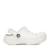 Чехли Crocs C-BAYA LINED CLOG K 207500-11H Бял цвят на ниска цена