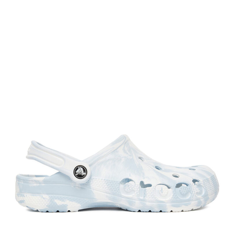 Чехли Crocs C-BAYA MARBLED CLOG 206935-94S Син цвят на ниска цена