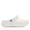 Чехли Crocs C-BAYA PLATFORM CLOG 208186-100 Бял цвят на ниска цена