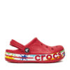 Чехли Crocs C-BAYABAND CLOG K 211682-6EN Червен цвят на ниска цена