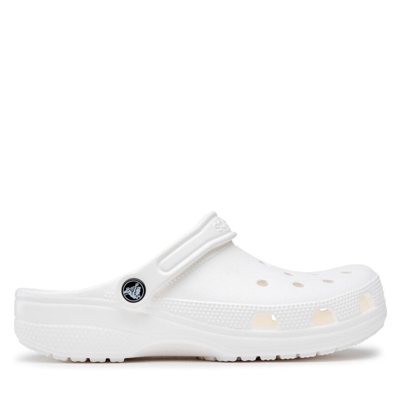 Чехли Crocs Classic 10001 Бял цвят на ниска цена