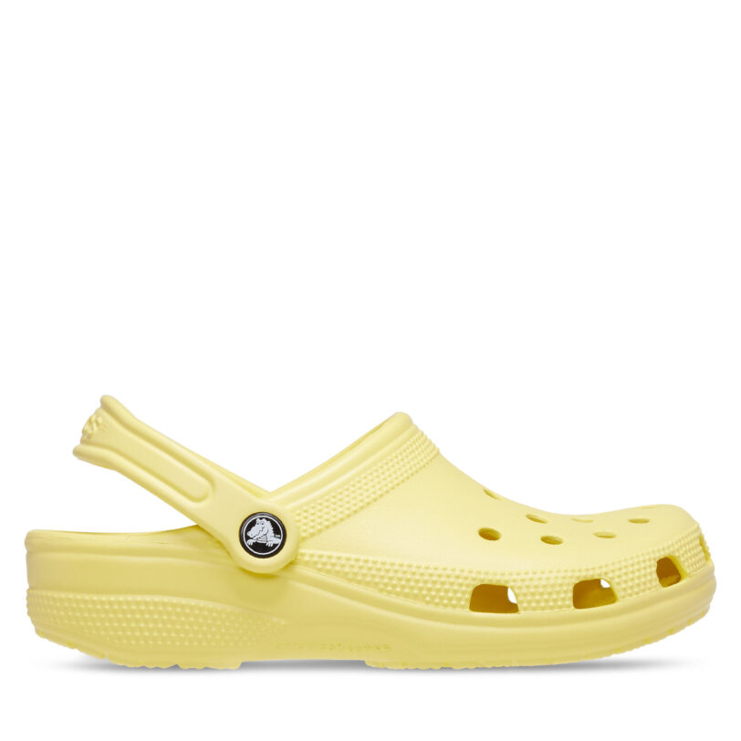 Чехли Crocs Classic 10001 Жълт цвят на ниска цена