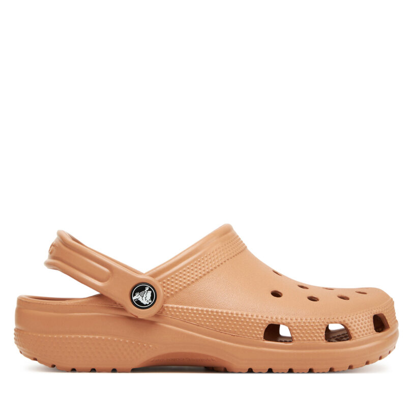 Чехли Crocs Classic Clog 10001 Кафяв цвят на ниска цена