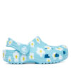 Чехли Crocs Classic Daisy Clog T 211264 Син цвят на ниска цена