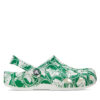 Чехли Crocs Classic Duke Print Clog 210003 Зелен цвят на ниска цена
