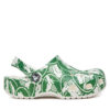 Чехли Crocs Classic Duke Print Clog K 210007 Зелен цвят на ниска цена