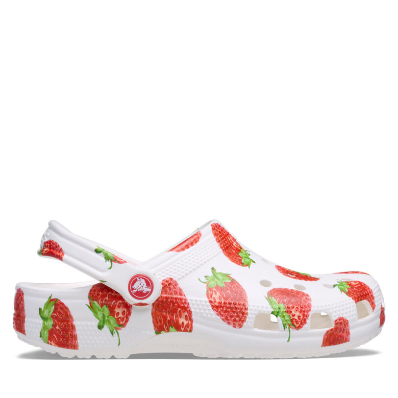 Чехли Crocs Classic Fresh Fruits Clog 211008 Бял цвят на ниска цена