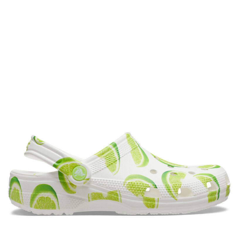 Чехли Crocs Classic Fresh Fruits Clog 211008 Бял цвят на ниска цена