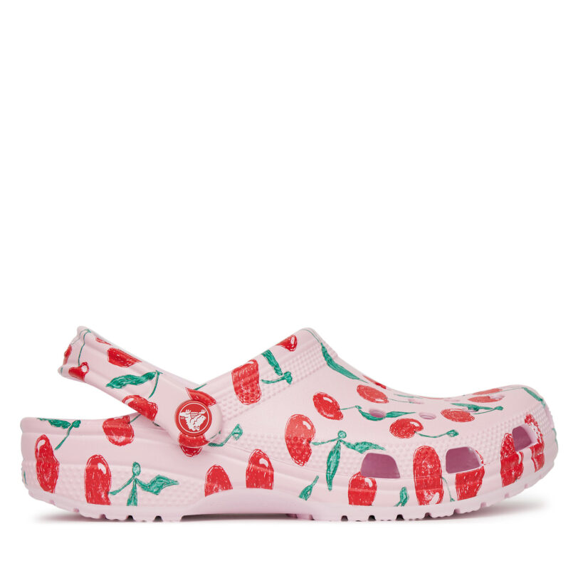 Чехли Crocs Classic Fresh Fruits Clog 211008 Розов цвят на ниска цена