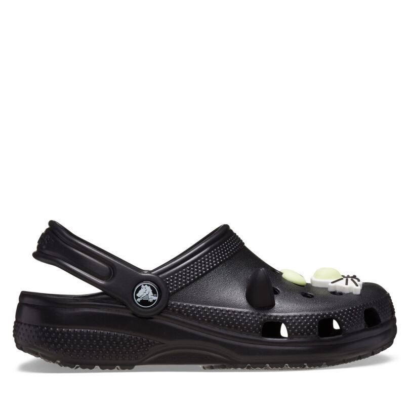 Чехли Crocs Classic Glow Black Cat Clog K 210387 Черен цвят на ниска цена