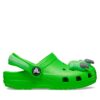 Чехли Crocs Classic Iam Dinosaur Clog T 209700 Зелен цвят на ниска цена