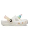 Чехли Crocs Classic Iam Rainbow Unicorn Clog T 209701 Бял цвят на ниска цена