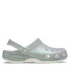 Чехли Crocs Classic Iridescent Glitter Clog 211005 Сребрист цвят на ниска цена