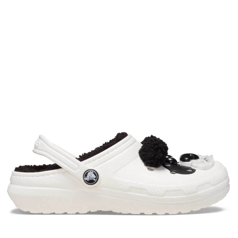 Чехли Crocs Classic Lined Iam Panda Bear Clog T 210395 Бял цвят на ниска цена
