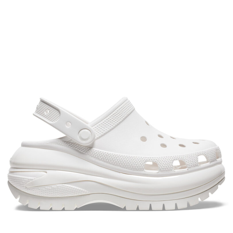 Чехли Crocs Classic Mega Crush Clog 207988 Бял цвят на ниска цена