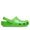 Чехли Crocs Classic Neon Hl Clog 209683 Зелен цвят на ниска цена