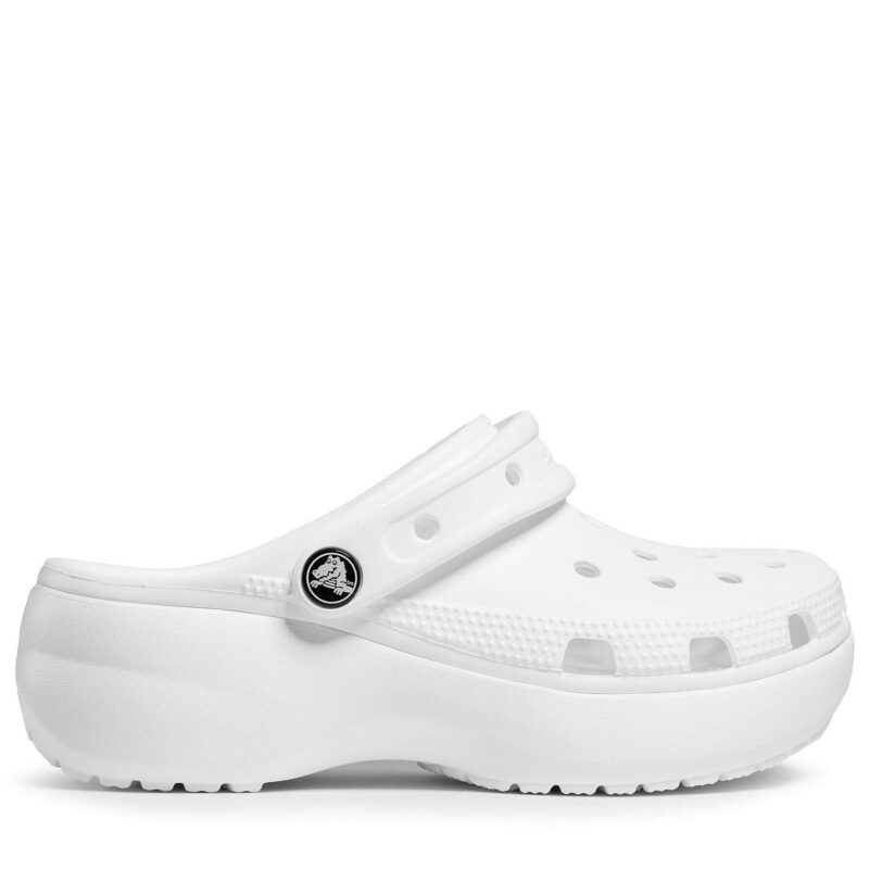 Чехли Crocs Classic Platform Clog W 206750 Бял цвят на ниска цена