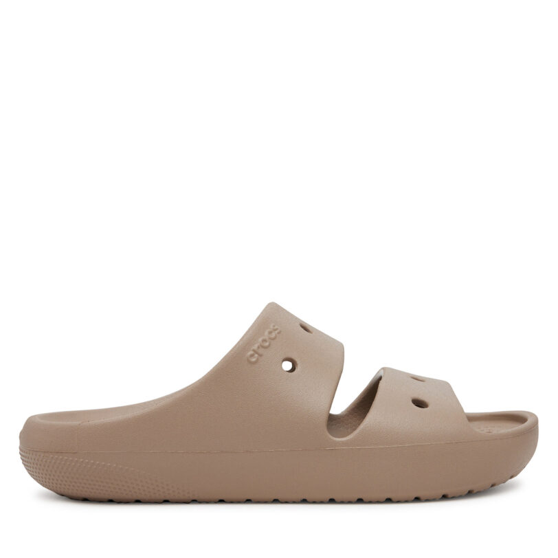 Чехли Crocs Classic Sandal v2 209403 Кафяв цвят на ниска цена