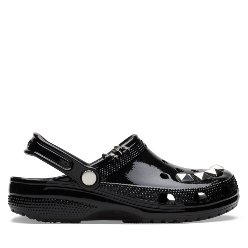 Чехли Crocs Classic Studded Clog 210390 Черен цвят на ниска цена