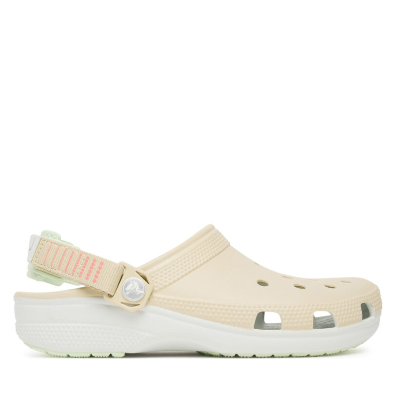 Чехли Crocs Classic Turbo Clog 211287 Бежов цвят на ниска цена