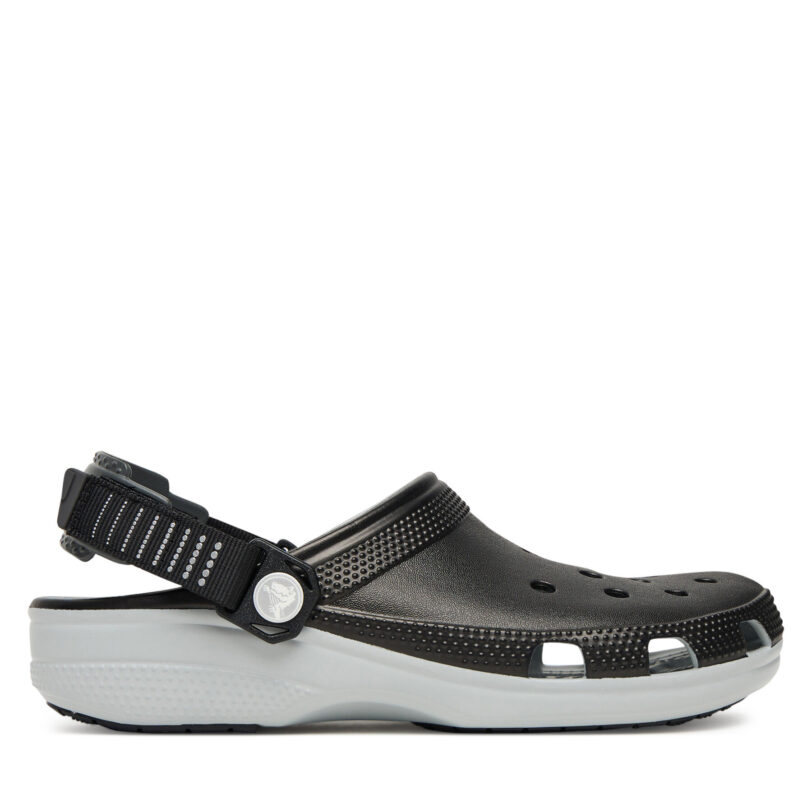 Чехли Crocs Classic Turbo Clog 211287 Черен цвят на ниска цена