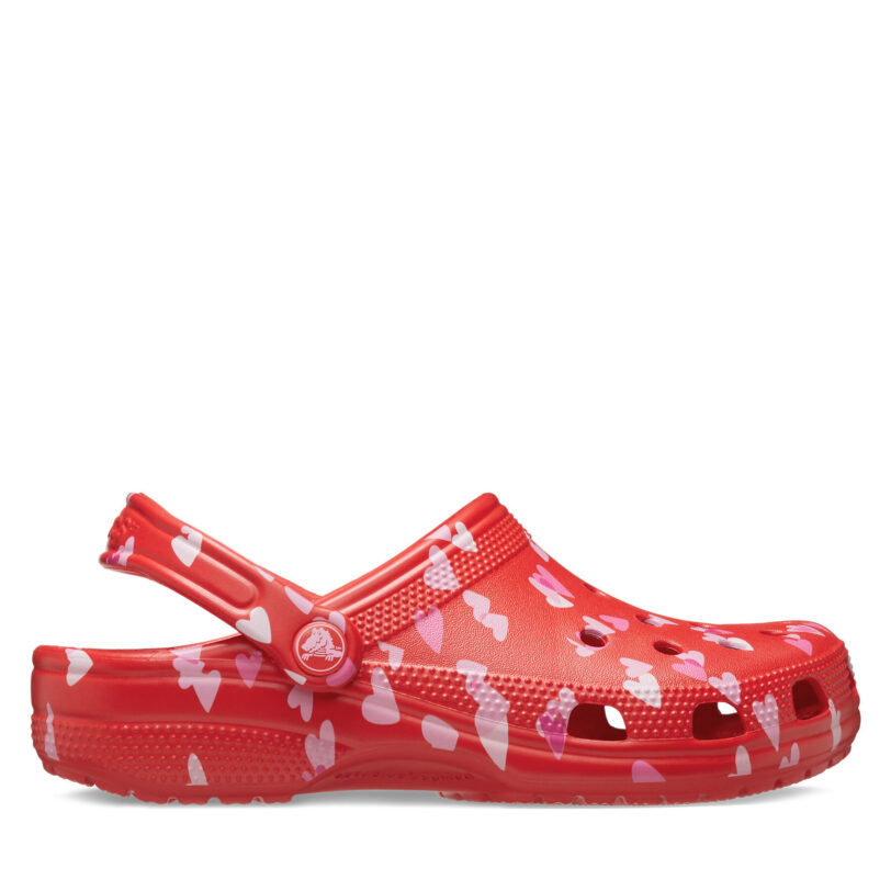 Чехли Crocs Classic Vday Clog 209682 Червен цвят на ниска цена
