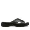 Чехли Crocs Classic Women's Cross Strap 210840 Черен цвят на ниска цена