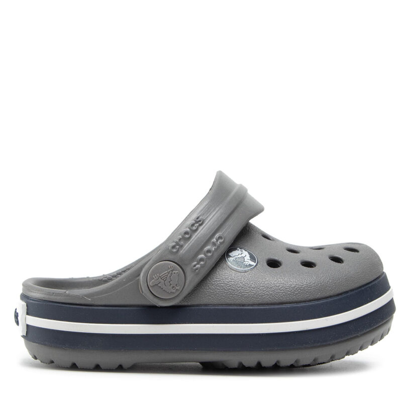Чехли Crocs Crocband Clog K 204537 Сив цвят на ниска цена